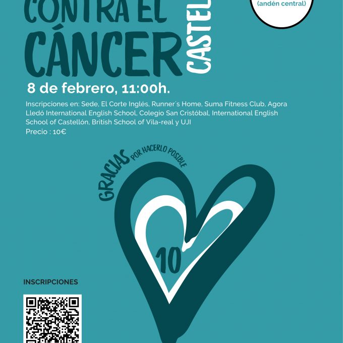 X MARCHA CONTRA EL CÁNCER CASTELLÓN EN MARCHA 2026